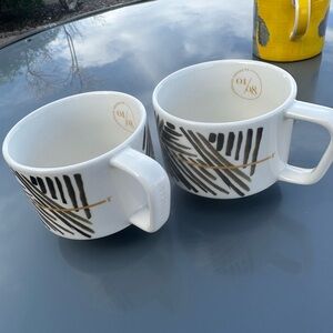 Starbucks Artisan Series 01/08 Origin Story Geography Coffee Mugs 2014 EUC